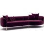 Macaroon divansoffa - Fuchsia