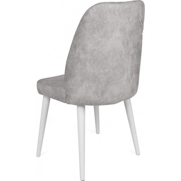 Ensemble de chaises de salle à manger Alfred - Gris/blanc Ensemble de chaises de salle à manger Alfred - Gris/blanc