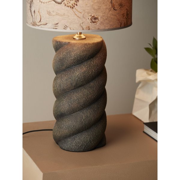 Pied de lampe Spin - Marron - 41 cm Pied de lampe Spin - Marron - 41 cm