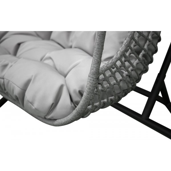 Viga hngstol - Svart/gr