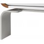 Livia mediabnk B150 cm - Vit/Tr