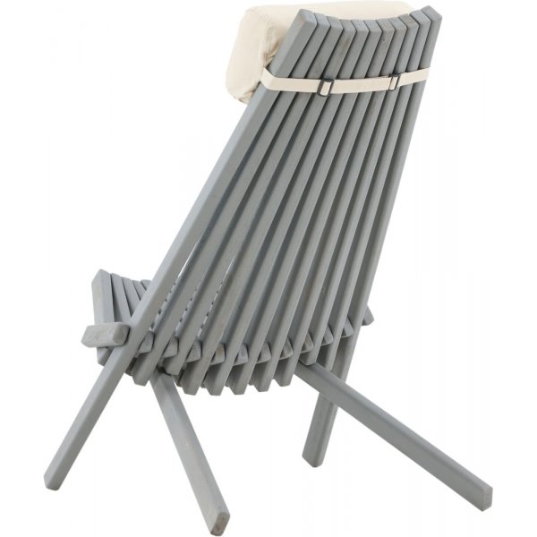 Asta loungestol - Mörkgrå/Offwhite Asta loungestol - Mörkgrå/Offwhite