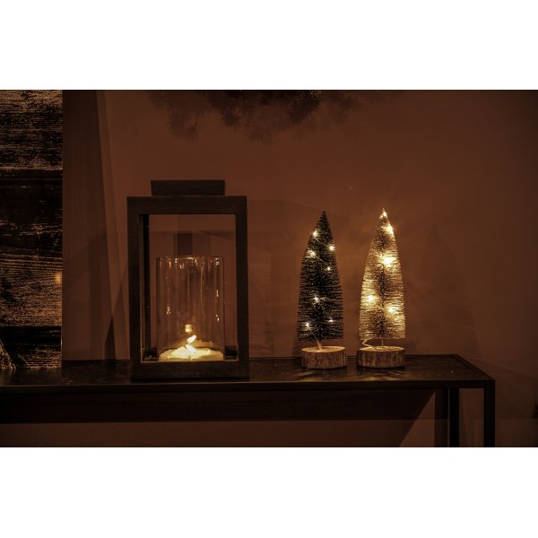 Trafalgar dekortrdmed LED-ljus - Svart