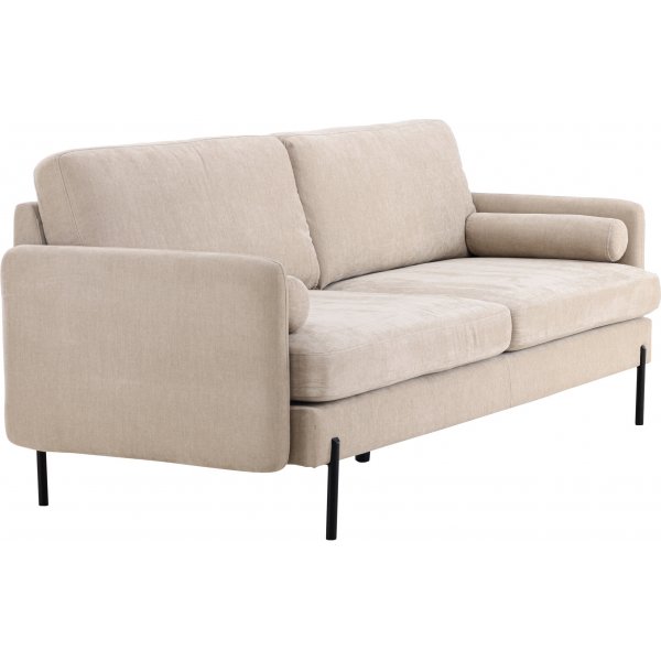 Antibes 2-sits soffa - Beige/Svart Antibes 2-sits soffa - Beige/Svart
