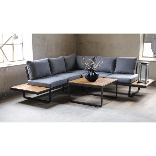 Canapé d'angle extérieur avec table + Nettoyage textile pour meubles Canapé d'angle extérieur avec table + Nettoyage textile pour meubles