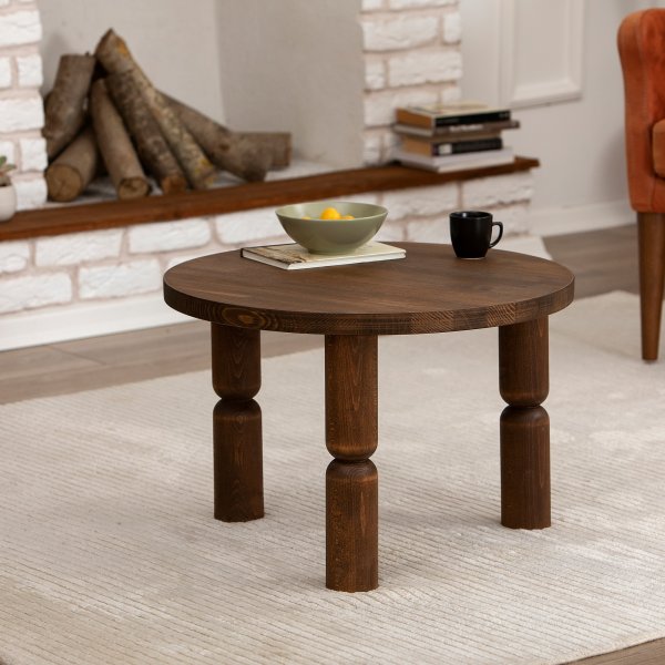 Ida soffbord Ø60 cm - Valnöt Ida soffbord Ø60 cm - Valnöt
