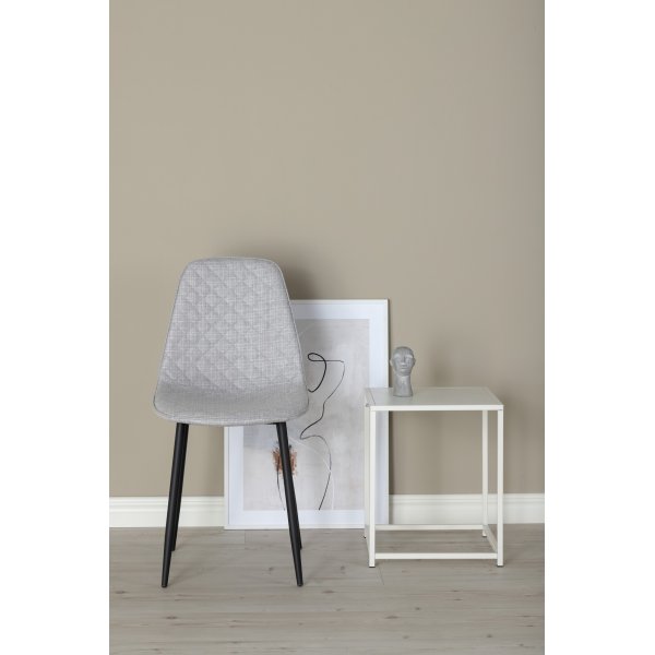 Chaise de salle à manger Bridge Diamond - Tissu gris Chaise de salle à manger Bridge Diamond - Tissu gris