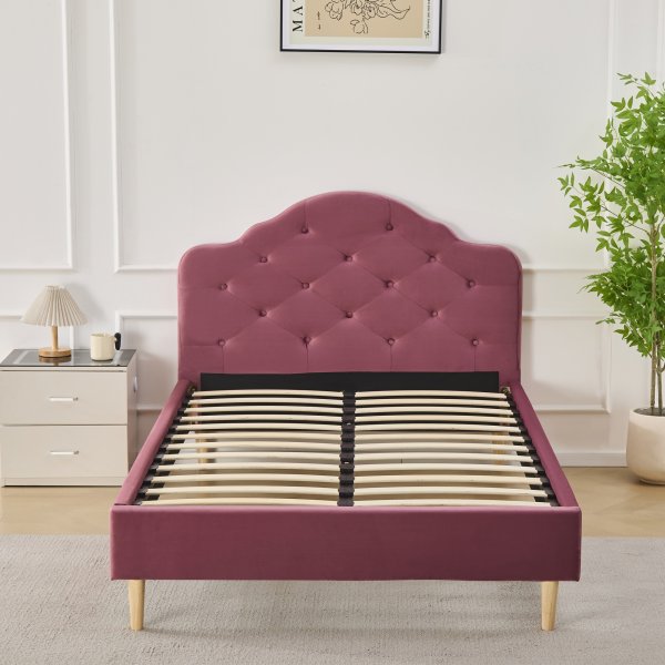 Sngram rosa inklusive snggavel - 120 x 200 cm