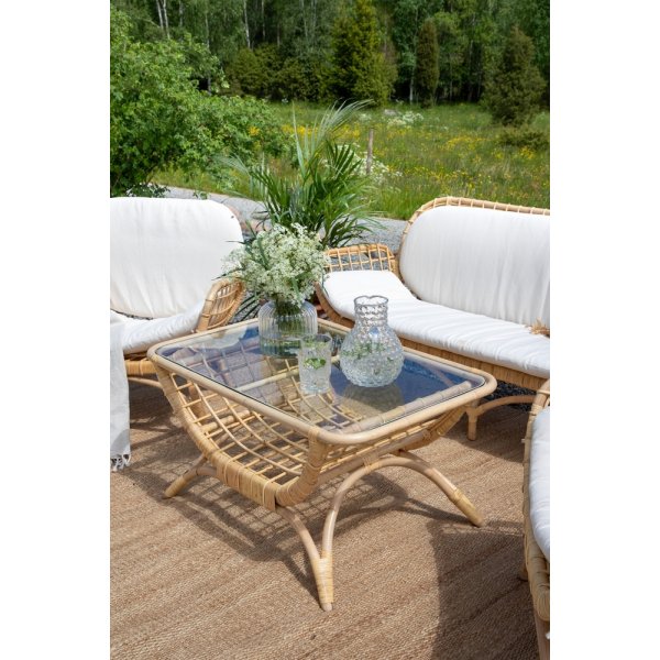 Moana soffbord - Natur/Transparent