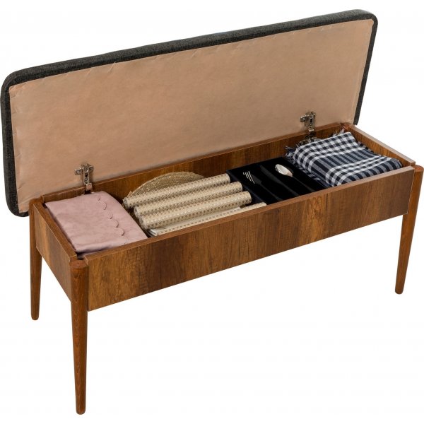 Groupe repas Vina 1053 - Noyer/anthracite Groupe repas Vina 1053 - Noyer/anthracite