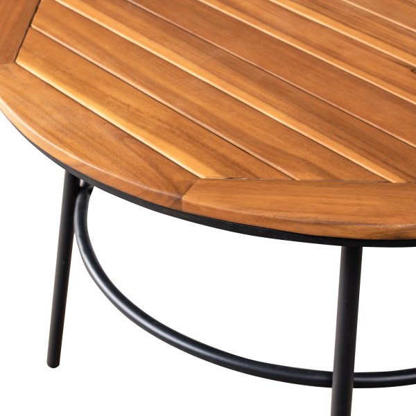 Sommar Utegrupp i konstrotting - Matgrupp med fyra karmstolar och bord