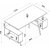Bureau Iommi 120x60 cm - Anthracite/chne