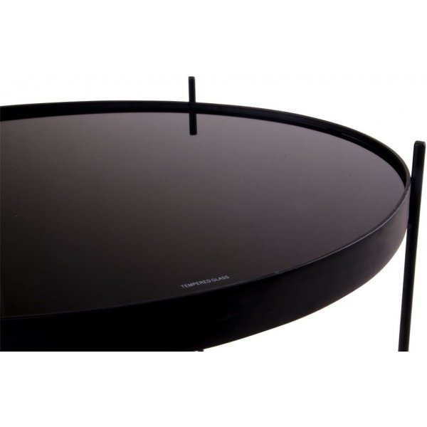 Venezia Soffbord 48 x 48 cm - Stål/glas Venezia Soffbord 48 x 48 cm - Stål/glas