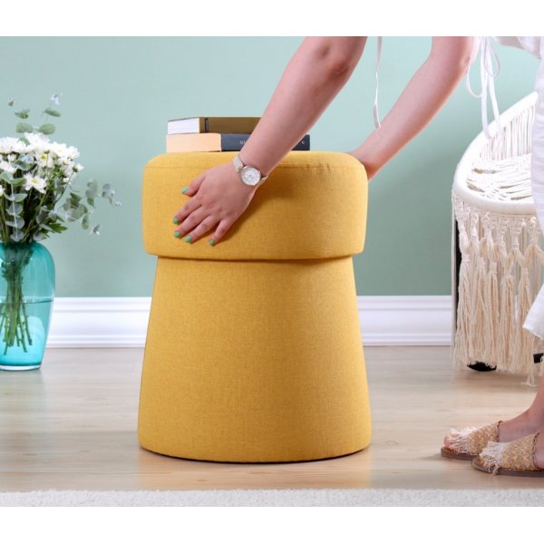 Pouf Beans - Jaune Moutarde Pouf Beans - Jaune Moutarde