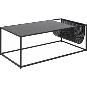 Table basse Seaford 110 cm - Noir