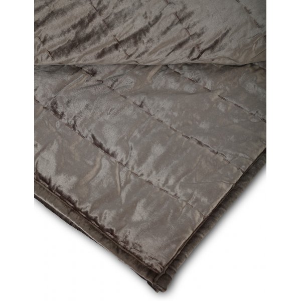 Viscose verkast 260x260 cm - Brun
