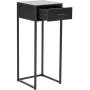Chevet Domino - Placage frne noir