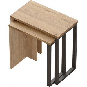 Table Ocan 47,8/52,8 x 24,5/29,5 cm - Noyer