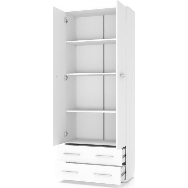 Armoire Abdel 77 cm - Blanc Armoire Abdel 77 cm - Blanc