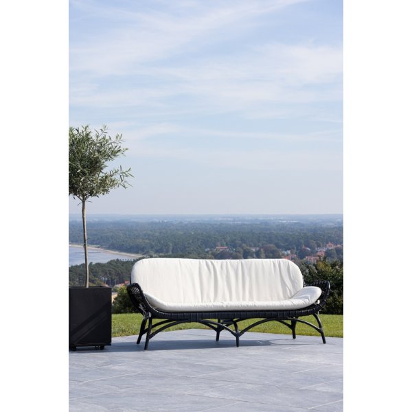 Moana 3-sits soffa - Svart Moana 3-sits soffa - Svart