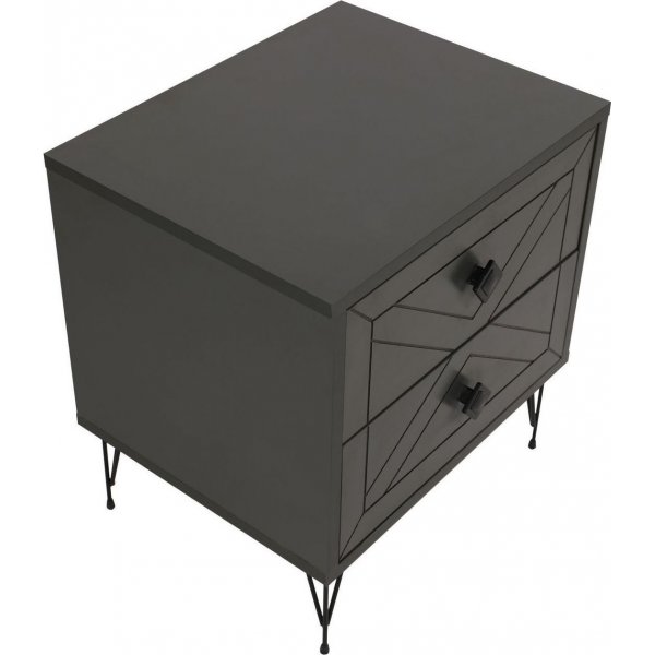 Luna nachtkastje - Antraciet