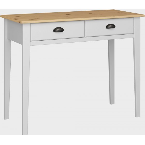 Nola bureau 95 x 45 cm - Wit/beige