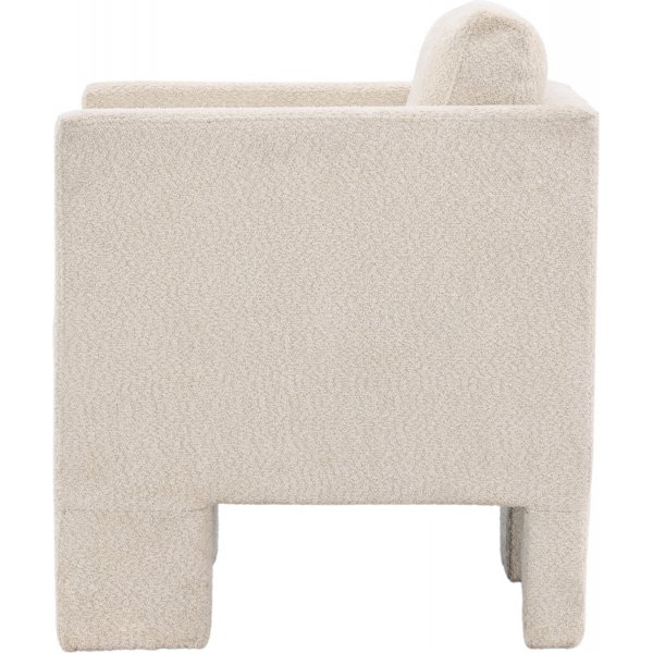 Ragusa fåtölj - Vit bouclé Ragusa fåtölj - Vit bouclé