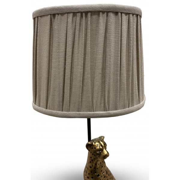 Belina lampskrm i grovt linne - Beige