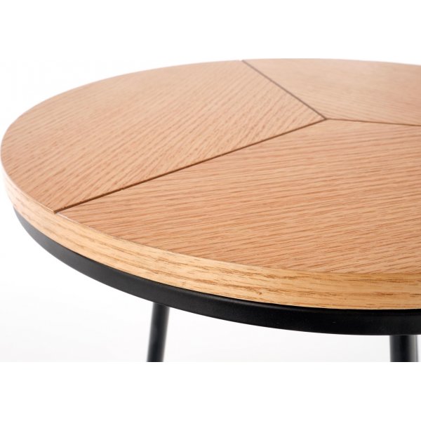 Table basse Polos Ø45 cm - Chêne/noir Table basse Polos Ø45 cm - Chêne/noir