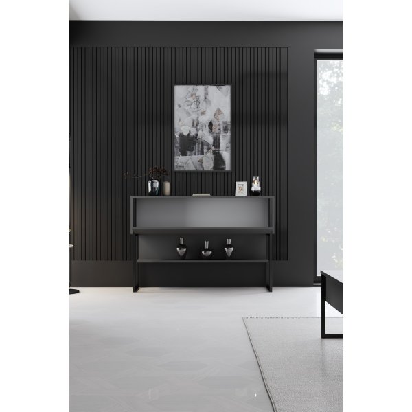 Table relief Lux 120 x 30 cm - Anthracite/noir Table relief Lux 120 x 30 cm - Anthracite/noir