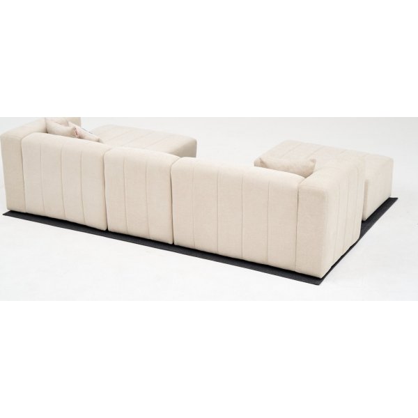 Beyza mini divansoffa höger - Cream Beyza mini divansoffa höger - Cream