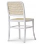 Omni matgrupp, runt matbord 130 cm inkl 4 st Tyko vita stolar - Whitewash