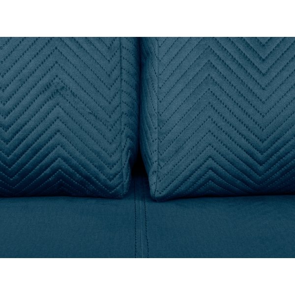 Canapé convertible 3 places Sentila - Bleu Canapé convertible 3 places Sentila - Bleu