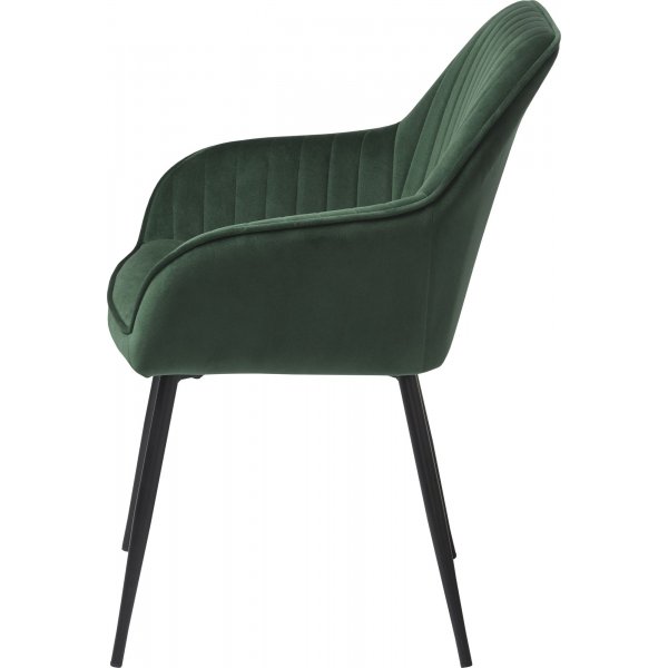 Boston Karmstol i grön sammet Boston Karmstol i grön sammet