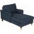 F�t�lj howard chaiselounge bl� - Watford Deluxe + M�beltassar