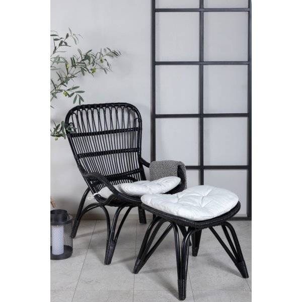 Ella fåtölj - Svart/Offwhite Ella fåtölj - Svart/Offwhite