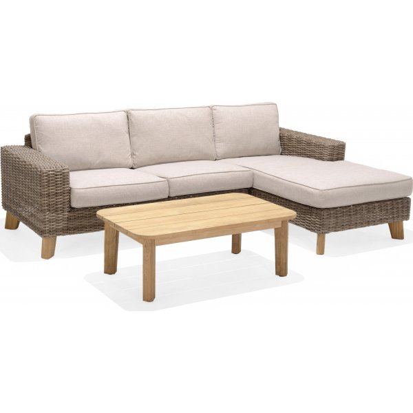 Salon Bahamas - Beige/teck