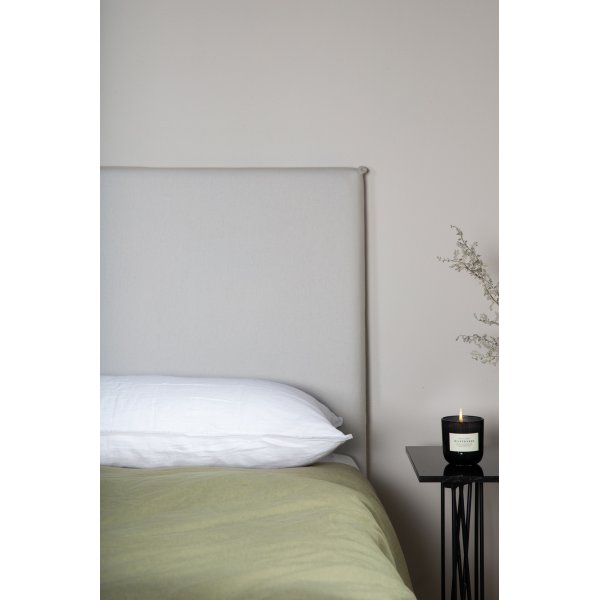 Housse tte de lit Saga 180 cm - Gris clair