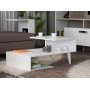 Concetta soffbord 90 x 60 cm - Vit