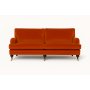 Soffa Howard London Premium 225 cm - Orange sammet