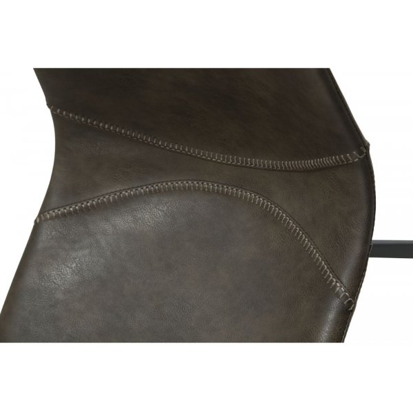 Pitch stol - Vintage gr / svart