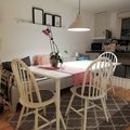 Kundbild Tärnö klaffbord 120-160 cm - Vit: Produkten stämmer helt med...