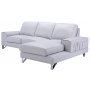 Halmby L-soffa divan vnster - Ljusgr