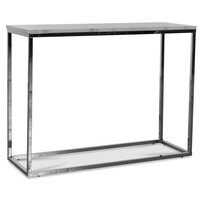Accent konsolbord - Vit marmor / Krom Accent konsolbord - Vit marmor / Krom