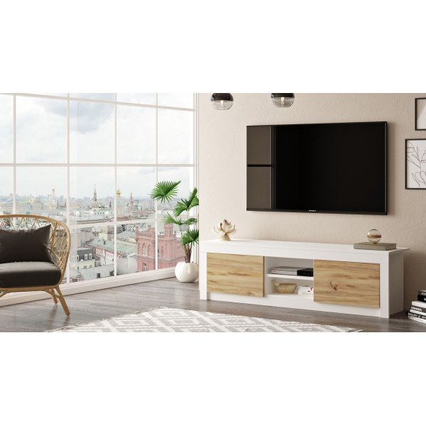 Luvio TV-bnk 12 - Ek/vit