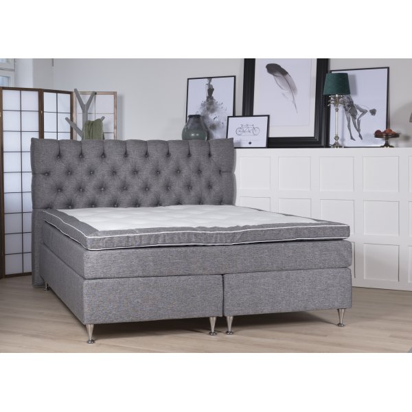 Kontinentalsng 180x200 cm med snggavel - Ebony
