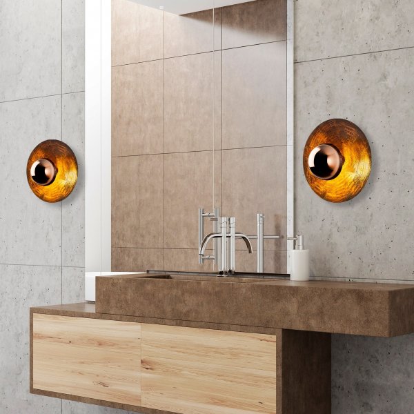 Kurt wandlamp 38 cm - Koper