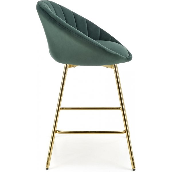 Tabouret de bar Pelican 112 - Vert foncé/or Tabouret de bar Pelican 112 - Vert foncé/or