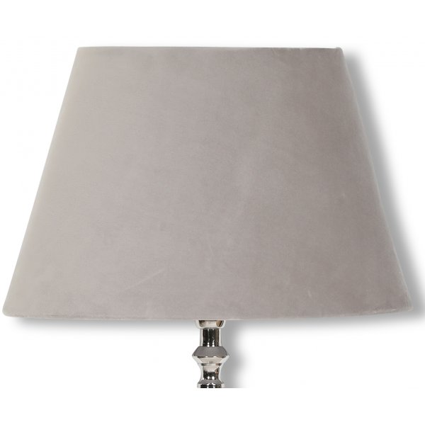 Velvet lampskrm 23 cm - Beige