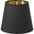 Queen Metallinsida lampskrm - Svart/Guld - 12 cm